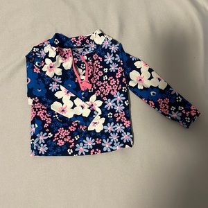 Baby girl rash guard